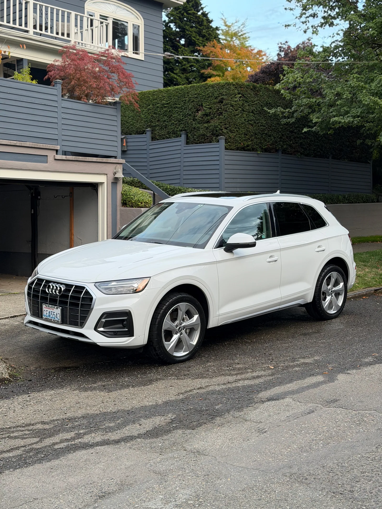 Detailed Audi finish prepared for long-term protection