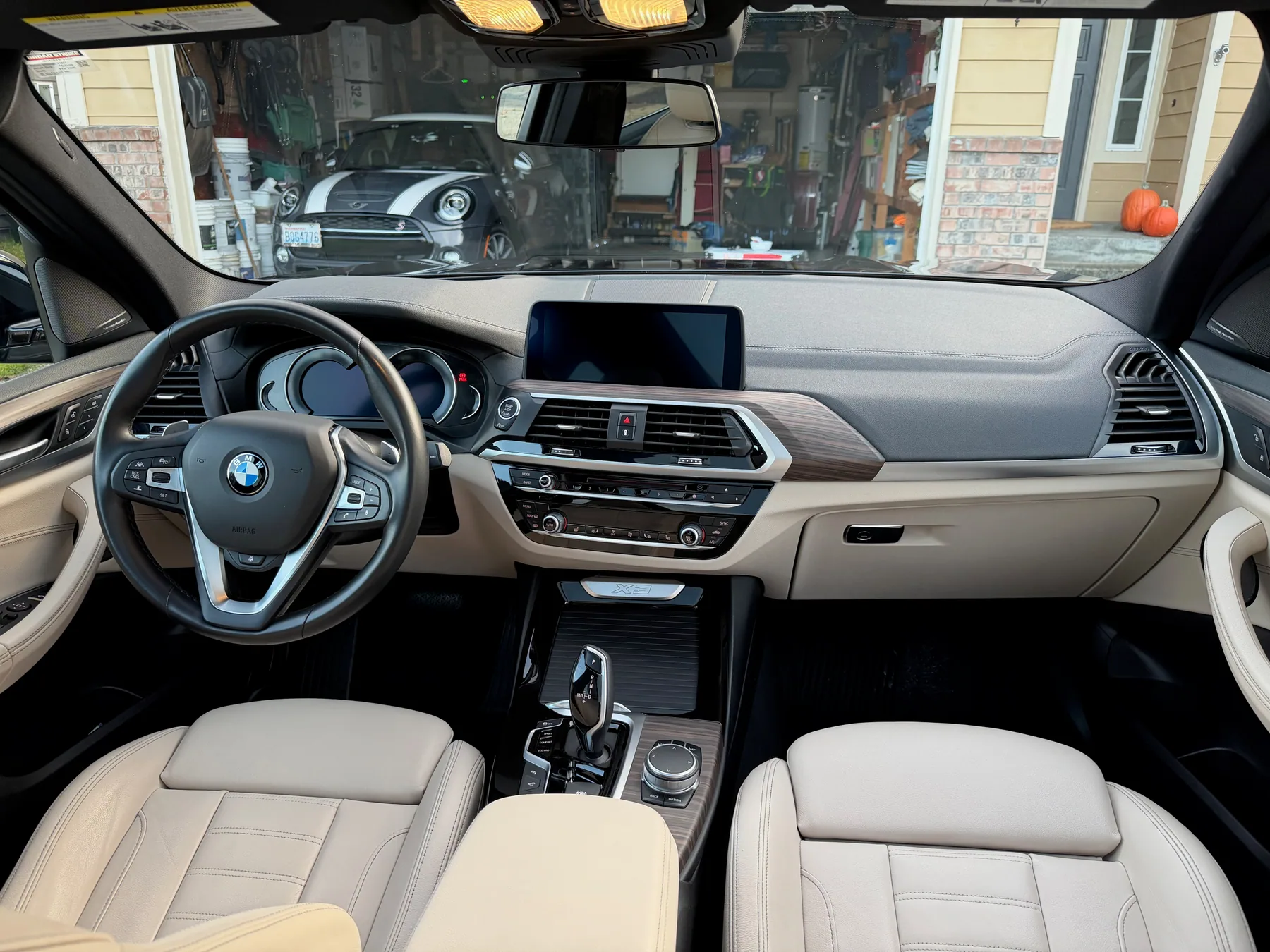 Clean BMW interior after detailing by Cascade Detail